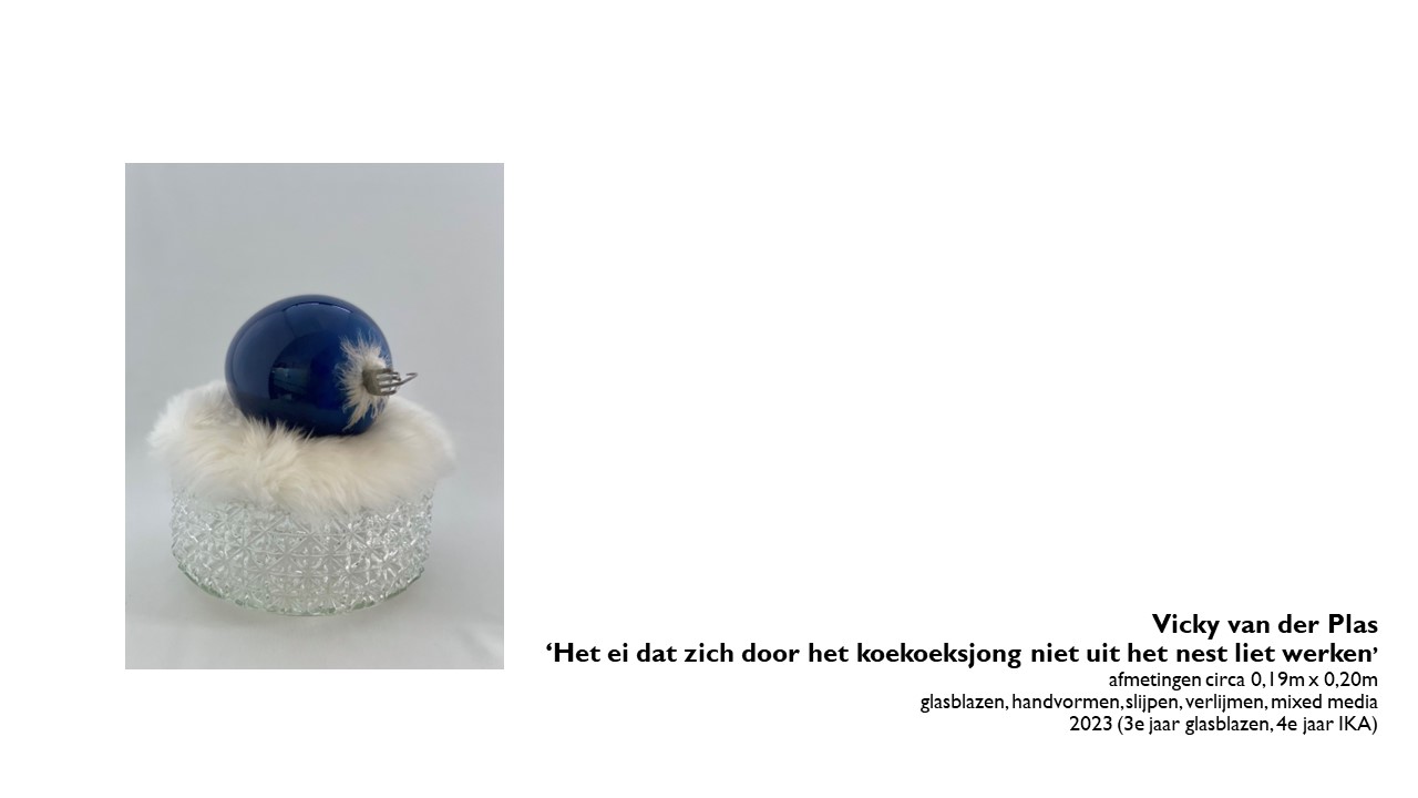 Vicky van der Plas '‘Het ei dat zich door het koekoeksjong niet uit het nest liet werken’