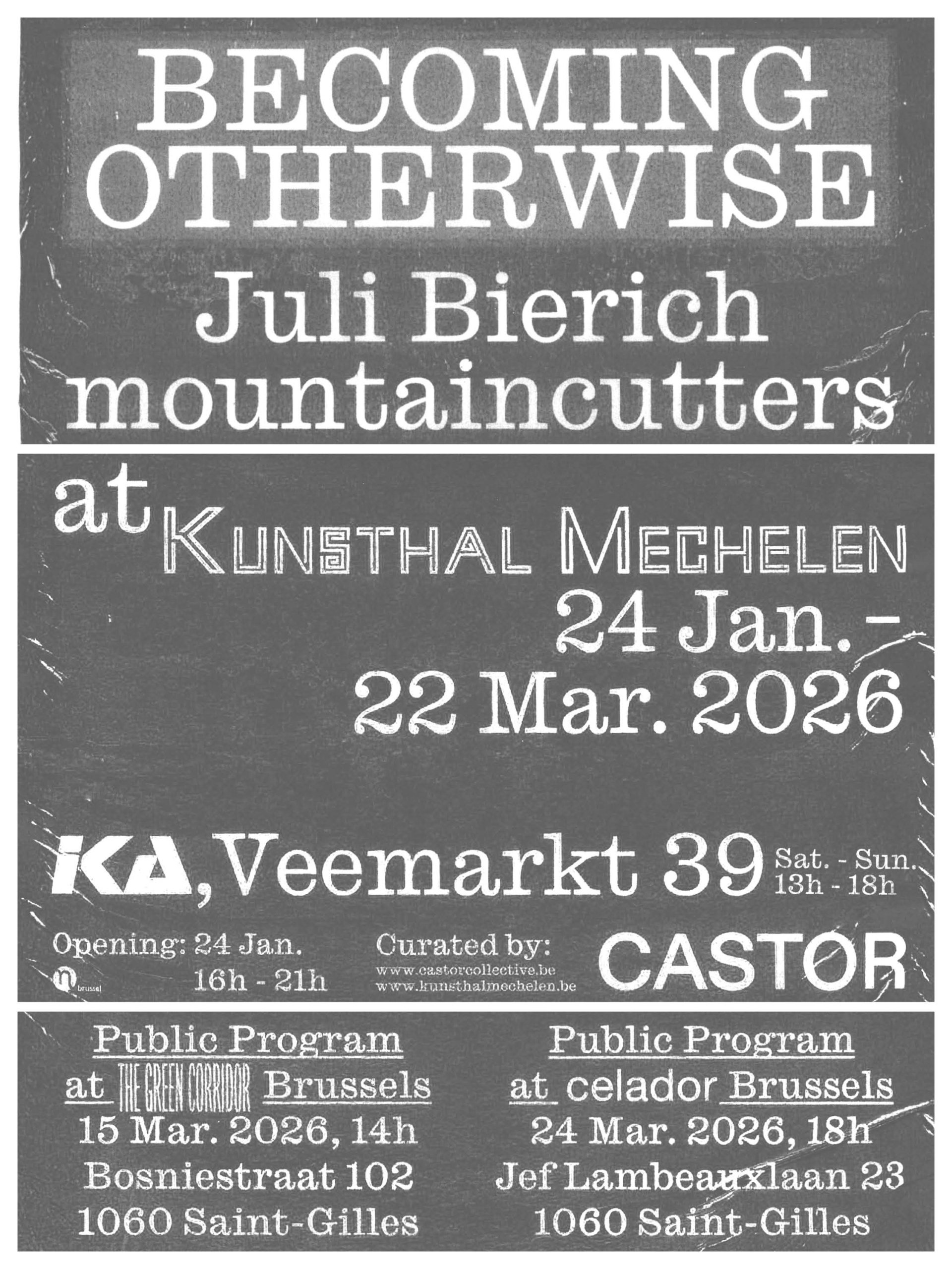 Becoming Otherwise, aankondigingsbeeld