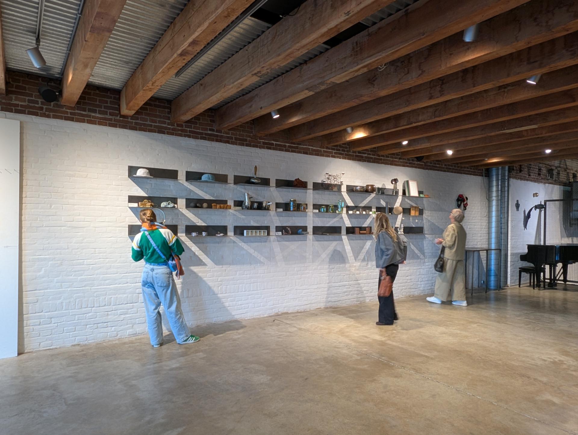 Sfeer tijdens de uitstap naar Galerie Marzee